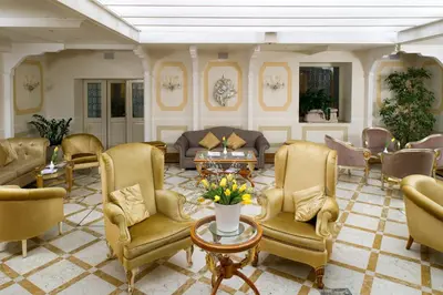 Area soggiorno di Hotel Carlton On The Grand Canal