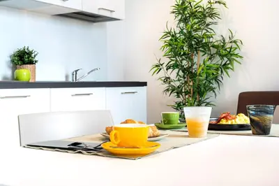 Cucina o angolo cottura di Superior Beach Aparthotel