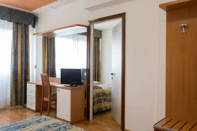 TV o dispositivi per l'intrattenimento presso Hotel Airmotel