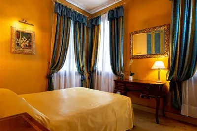 Letto o letti in una camera di Hotel Santa Marina