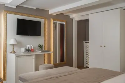 Letto o letti in una camera di Hotel Montecarlo