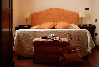 Letto o letti in una camera di La Rosa dei Venti