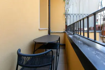 Balcone o terrazza di Residenza SubitoSanto - Appartamento con balconcino 