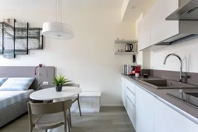 Cucina o angolo cottura di Residenza SubitoSanto - Appartamento 5B 