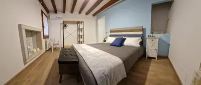 Letto o letti in una camera di Cà Wanda