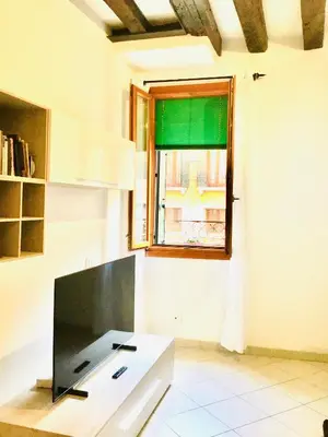 TV o dispositivi per l'intrattenimento presso Ca' Ormesini Lovely Apartment