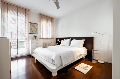 Letto o letti in una camera di Casa Bembo