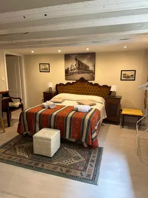 Letto o letti in una camera di Cà del Traghetto