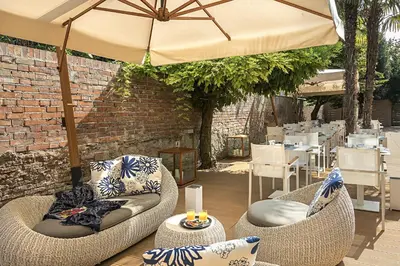 Area soggiorno di The Venice Times