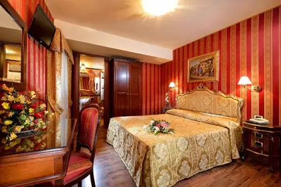 Letto o letti in una camera di Antico Panada
