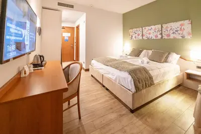 Letto o letti in una camera di Hotel all'Orso