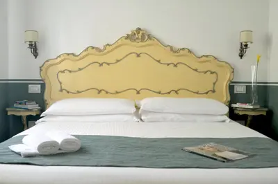 Letto o letti in una camera di Ca' San Trovaso - 6 Rooms