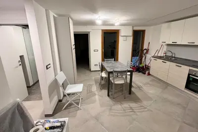 Cucina o angolo cottura di Appartamento Tre Archi con corte privata