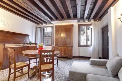 Area soggiorno di Grimaldi Apartments Cannaregio