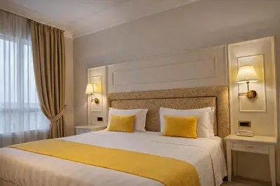 Letto o letti in una camera di Hotel President Venezia