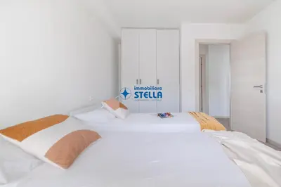Letto o letti in una camera di Condominio Trento