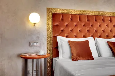 Letto o letti in una camera di Hotel Donà Palace