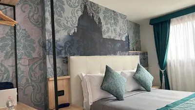 Letto o letti in una camera di Hotel al Graspo de Ua