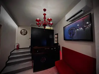 TV o dispositivi per l'intrattenimento presso Hotel al Graspo de Ua