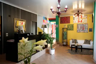 Area soggiorno di Art Hotel