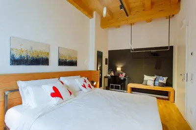 Letto o letti in una camera di Dadi Home