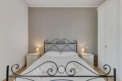 Letto o letti in una camera di Elegant Blue Apartment