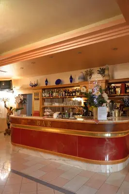 Salone o bar di Hotel Belle Arti