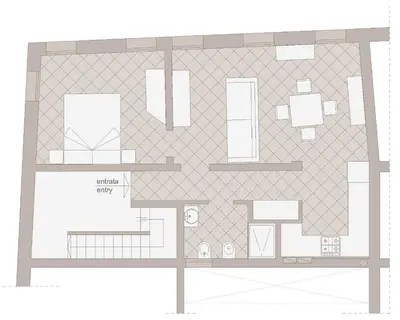 Planimetria di Rossini Apartment