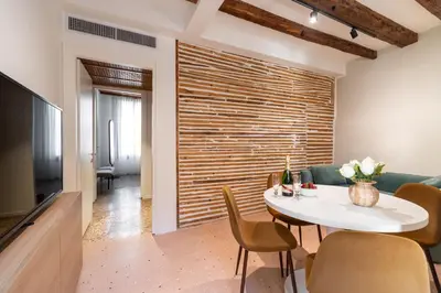 TV o dispositivi per l'intrattenimento presso Palazzo Miracoli Apartments