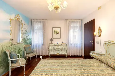 Letto o letti in una camera di CANAL-FRESCO-Rialto