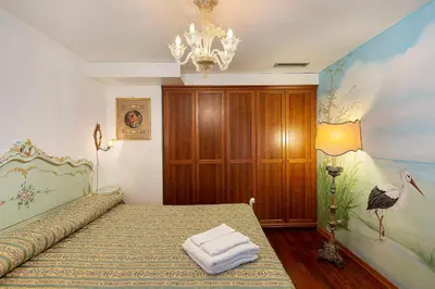 Letto o letti in una camera di CANAL-FRESCO-Rialto
