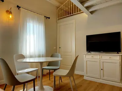 TV o dispositivi per l'intrattenimento presso Canal Vena ApartSuite House Chioggia