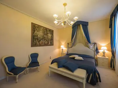 Letto o letti in una camera di Hotel Villa Braida