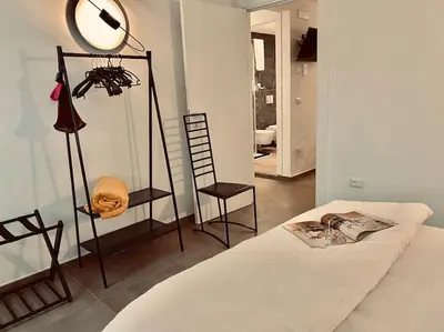 Letto o letti in una camera di Ca Francesco appartamento contemporaneo