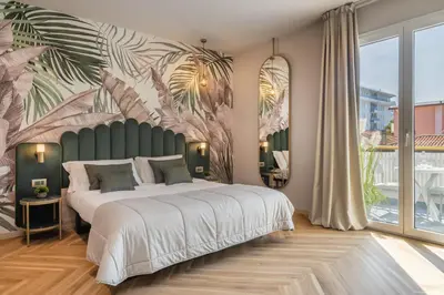 Letto o letti in una camera di Salus Smart & Chic Hotel