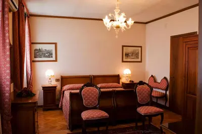 Area soggiorno di Park Hotel Villa Giustinian
