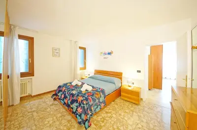 Letto o letti in una camera di Ca' ARCANGELO center Venezia WI-FI Fibre