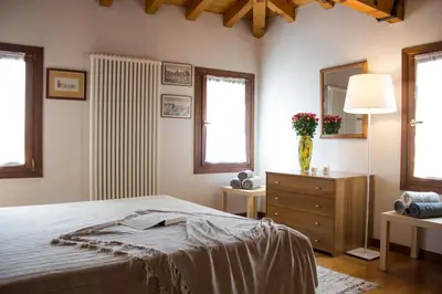 Letto o letti in una camera di Casetta Carmine