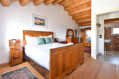 Letto o letti in una camera di GuestHost - Calaone Wonderful Duplex Apartment con parcheggio x4