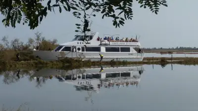 Vista sul fiume nelle vicinanze dell'agriturismo