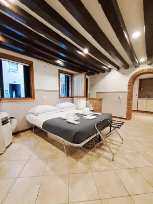Letto o letti in una camera di Lovely and quiet Cannaregio