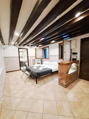 Letto o letti in una camera di Lovely and quiet Cannaregio