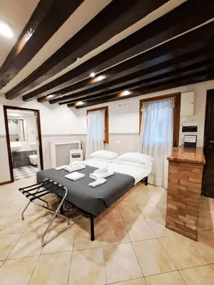 Letto o letti in una camera di Lovely and quiet Cannaregio