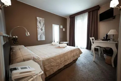 Letto o letti in una camera di Bonotto Hotel Belvedere