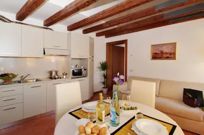 Cucina o angolo cottura di Residence Corte Grimani