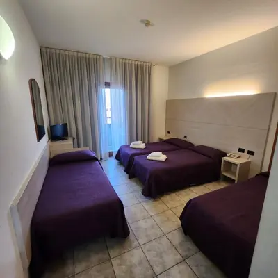 Letto o letti in una camera di Ahr Hotel Antille