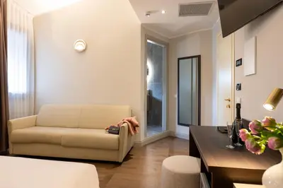 Area soggiorno di Hotel Carlton