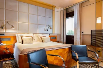 Letto o letti in una camera di Ca' Pisani Hotel