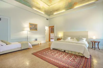 Letto o letti in una camera di Hotel Palazzo Vitturi