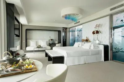 Letto o letti in una camera di Almar Lido Jesolo Resort & Spa
